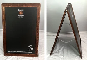 Neu Tito's Enjoy Vodka zweiseitig aufklappbar Tafel Menü Bar Schild - Bild 1 von 8