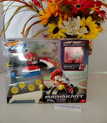 Hot Wheels Mario Kart Mario Smart Car Body & Cartridge Kit *NEW * FAST SHIPPING* - Image 1 of 4