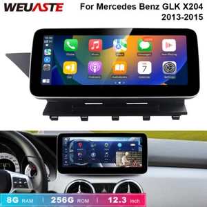 For Mercedes Benz GLK X204 2013-2015 Android Car GPS Navi Wifi 12.3 inch 8G+256G - Picture 1 of 12