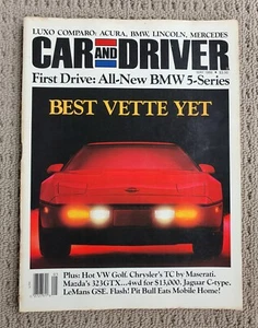 Car and Driver Magazine May 1988 Corvette, C-Type, 5 Series - Picture 1 of 17