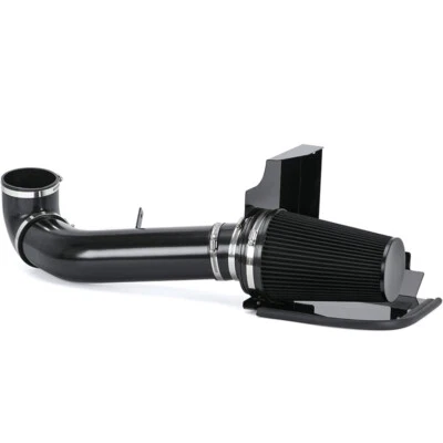 Kit de admisión de aire frío + protector térmico negro de 4" para 99-06 GMC/Chevy V8 4,8 L/5,3 L/6,0 L Foto 1 de 4