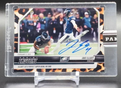 2024 Panini Instant NFL - Auto Jaguar #293 Jake Elliott Eagles Super Bowl 9/10 - Image 1 of 2