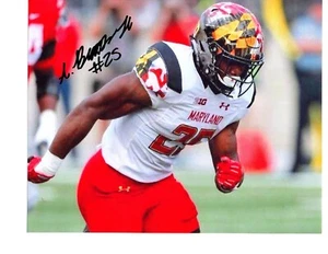 Antoine Brooks Jr. Maryland signed autographed 8x10 football photo 2020 NFL b - Picture 1 of 1
