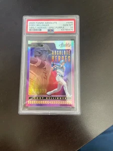 2020 Panini Cody Bellinger Absolute Heroes Purple Spectrum /25 Graded PSA 10 - Picture 1 of 2