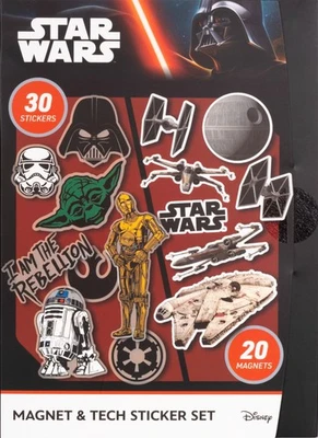 Star Wars - Magnet & Tech Sticker Set (NEU & OVP!) - Bild 1 von 3
