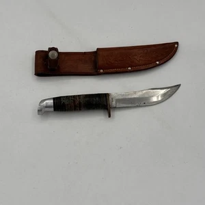 Camillus Cutlery hunting knife 1008 Made by Western w Sheath - Picture 1 of 9