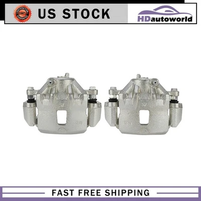 2x Pinzas de freno delanteras con soporte para Hyundai Sonata 2006 2007 2008 2009 2010 Foto 1 de 4