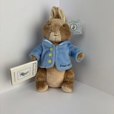 Peter Rabbit 8” plush Stuffed Bunny Animal NWT Beatrix Potter 2005 Gund - Image 1 of 4
