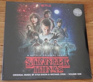 Stranger Things Volume One 2x CLEAR BLACK SMOKE Vinyl Record LP 2016 NEW SEALED - Picture 1 of 7