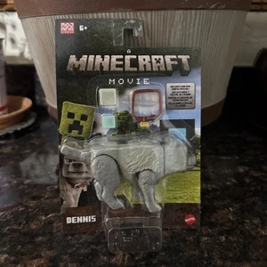 Figura de acción Mattel (una película de Minecraft) - "DENNIS" Wolf - ¡Nuevo! - Imagen 1 de 4