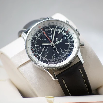 Breitling Navitimer complete B&P Chronograph 41mm Auto Black Dial Men's Watch - Image 1 of 4