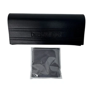 CHRISTIAN DIOR Sonnenbrille Brillenetui schwarz Magnetverschluss mit Putztuch - Bild 1 von 8