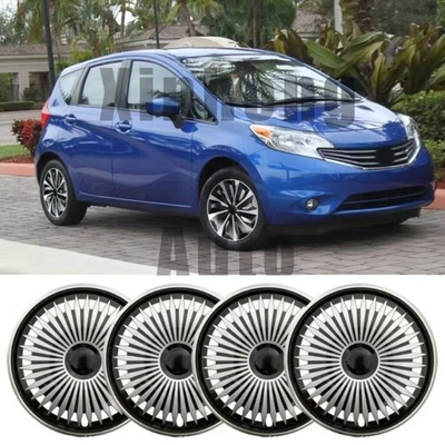 For Nissan Versa 2008-2016 Set of 4 15" Snap On Hub Caps Wheel Rim Full Covers - Imagem 1 de 4