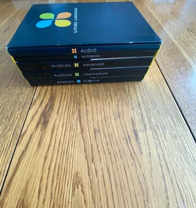 Living Language Russian 4 Books & 9 Audio CDs Box Set - Picture 1 of 19