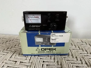 🍊Vintage Opek Model SWR-2T SWR Meter for Short Wave Radio! - Photo 1/6