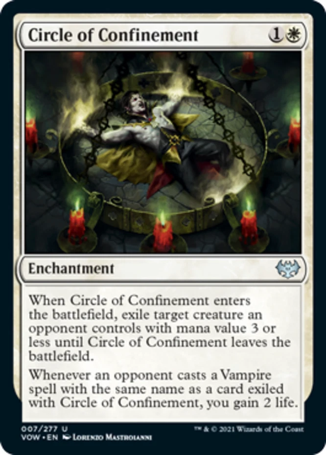 Circle of Confinement - Foil - Innistrad: Crimson Vow #007/277 MTG Magic The Gat - Image 1 of 1