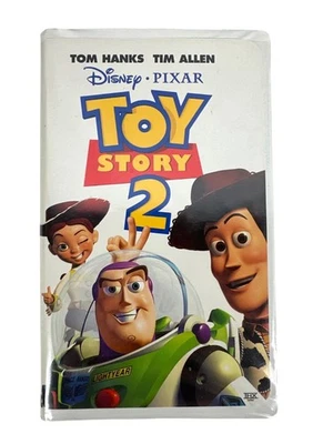 Toy Story 2 VHS 1999 Disney Pixar Tom Hanks Tim Allen Rated G Foto 1 de 4