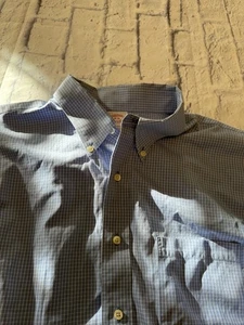 Brooks Brothers Dress Shirt Size 18-36 Traditional Fit Blue/White - Picture 1 of 11