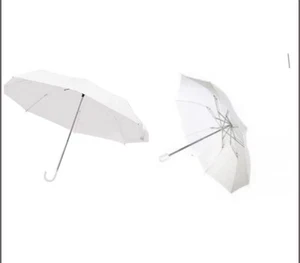 2 PACK - 1 SOMBRILLA Y 1 PARAGUAS BLANCO WHITE UMBRELLA IYABO yoruba santeria - Picture 1 of 3