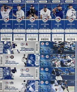 2012-2013-2014 Toronto Blue Jays Season Ticket Stubs - Mint Condition!!! - Picture 1 of 6