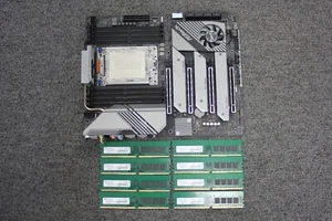 Combo - ASRock TRX40 Creator + AMD Ryzen Threadripper 3960X 24 Core CPU + 256GB - Picture 1 of 6