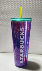 Starbucks Summer 2022 Back To School Purple Bubble Emoji Deckel 24 Oz Venti Tumbler - Bild 1 von 2