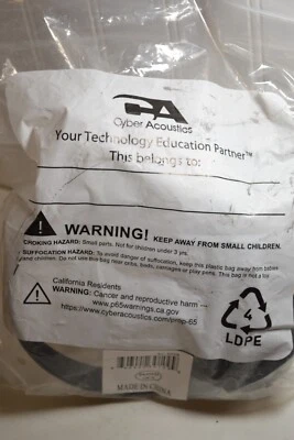 Auriculares Cyber Acoustics ACM-6008 - negros Foto 1 de 3