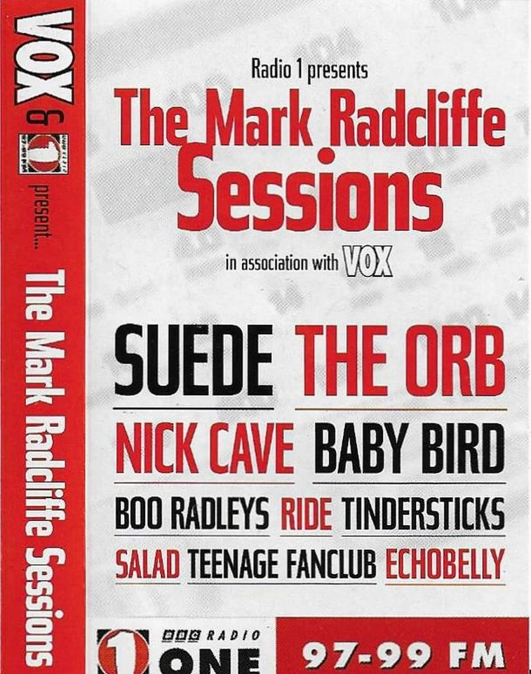 Various ‎The Mark Radcliffe Sessions CASSETTE PROMO Acoustic Ambient Garage Rock - Image 1 of 1