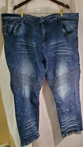 Vtg Phat Farm Jeans Mens Size 46x30 Baggy Wide Leg Cotton Blend #66918 - Picture 1 of 7