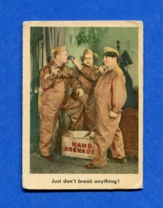 1959 Fleer  The 3 Stooges #74 "Just don't break anything!" FAIR, no creases - Picture 1 of 2