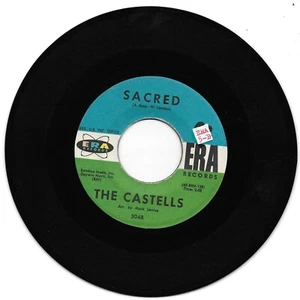 The Castells: "Sacred" / "I Get Dreamy" - original '61 Doo-Wop - VG+ plays NM! - Picture 1 of 2