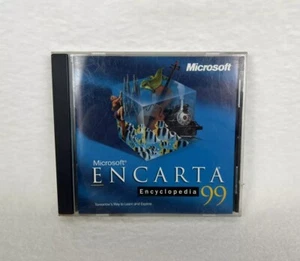 Microsoft Encarta 99 Interactive Multimedia Encyclopedia Windows PC CD-ROM - Picture 1 of 2