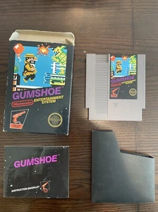 Gumshoe Nintendo NES Complete EX VGC Manual Insert 5 Screw Hang Tab - Picture 1 of 15