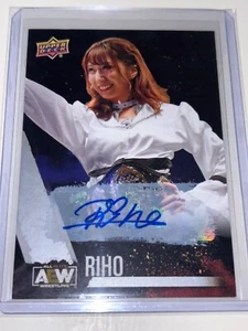 2021 Upper Deck AEW RIHO RC ROOKIE AUTO AUTOGRAPH RARE!! - Picture 1 of 1