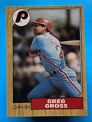 1987 O-Pee-Chee Greg Gross #338 - Image 1 of 2