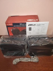 KLH M-PRO5 Indoor/Outdoor 100 Watt 2 Speaker System - Black - Picture 1 of 9