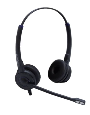 NEW USB Wired Headset Noise Cancelling Mic Agent AU-40 Cheap Office Headphones - Image 1 of 4