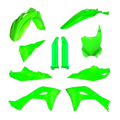 Kawasaki KX450 2024-2026 KX250 2025-2026 Kit Plásticos Verde NEÓN + Protectores Horquilla Foto 1 de 4