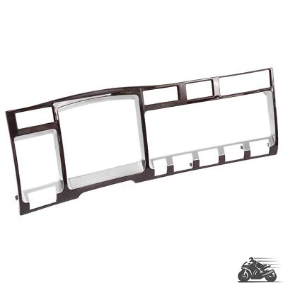 Woodgrain Chrome Dash Bezel Dashboard Trim Panel For Kenworth W900 T800 T660 - Image 1 of 4