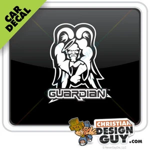Guardian Angel Car Decal Window Sticker Christian God Heaven Skate Tough Guy - Picture 1 of 1