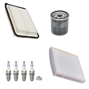 Kit de servicio para Toyota Avensis T25 1.6 VVTi 1.8 filtro cabina de aceite bujías - Imagen 1 de 7