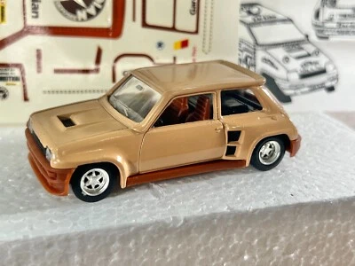 Vintage Solido Record 1/43 Renault R5 Turbo Gardian Monte Carlo '82 Brown France - Image 1 of 4