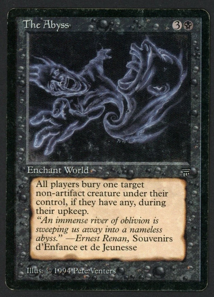 ***English The Abyss (Light Indents)*** MTG Legends Magic Kid Icarus - Image 1 of 4