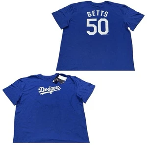 Los Angeles Dodgers Mookie Betts #50 Fanatics Blue T Shirt Mens 2XLT New - Picture 1 of 4