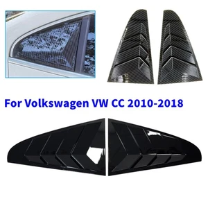 For Volkswagen VW CC 2009-2018 ABS Rear Side Vent Scoop Window Louver Cover - Picture 1 of 14