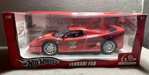 Red Ferrari F50 Hard Top #L2963 - Sealed 2006 Hot Wheels 60th Anniversary 1:18 - Picture 1 of 6