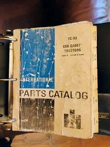 International Cub Cadet Parts Manual TC-113 - Picture 1 of 8