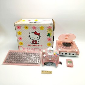 SEGA Dreamcast HELLO KITTY Pink Console region-J retro game Sanrio kawaii