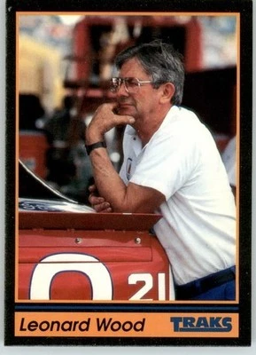 Leonard Wood - 1991 Traks - #62 - Racing - Image 1 of 2
