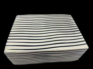 Scott Living Faux Bone Resin Decorative Box – Zebra Stripe Safari Theme, 8x6x3” - Picture 1 of 14